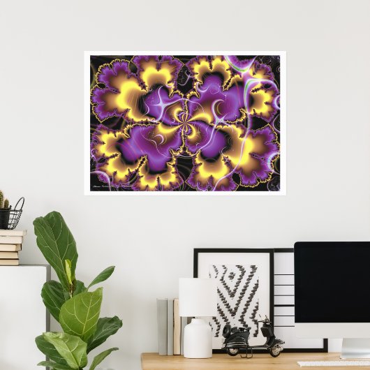 Fraktal Fantasy 2 Poster (Heimbüro)