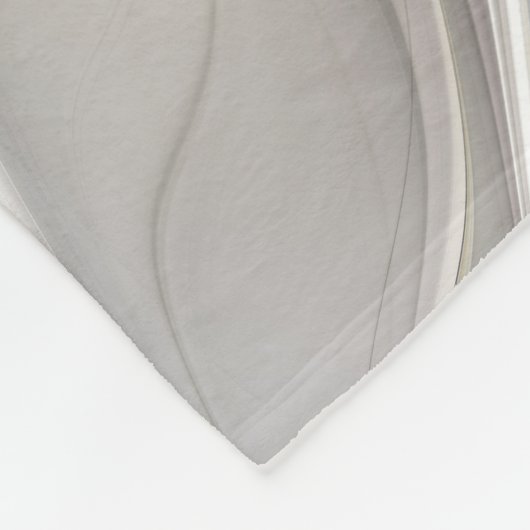 Fraktal, Fantasy-Blume mit Erdfarben Fleecedecke (Ecke)