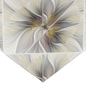 Fraktal, Fantasy-Blume mit Erdfarben Kurzer Tischläufer (Ecke)