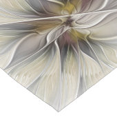 Fraktal, Fantasy-Blume mit Erdfarben Kurzer Tischläufer (Ecke)