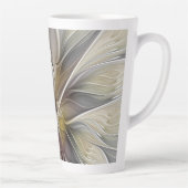 Fraktal, Fantasy-Blume mit Erdfarben Milchtasse (Rechts)