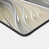 Fraktal, Fantasy-Blume mit Erdfarben Schreibtischunterlage (Ecke)