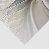 Fraktal, Fantasy-Blume mit Erdfarben Seidenpapier (Detail)