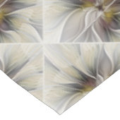 Fraktal, Fantasy-Blume mit Erdfarben Tischdecke (Schrägansicht)