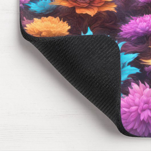 Fraktal Fantasy Blume Mousepad (Ecke)