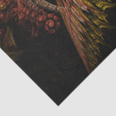 Fraktal Fantasy Gold Design Abstrakt 21 Decoupage Seidenpapier (Detail)