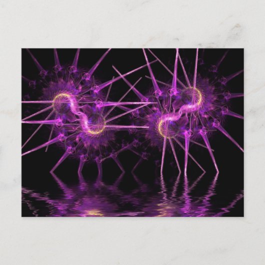 Fraktal Fantasy Insecke Postkarten (Vorderseite)