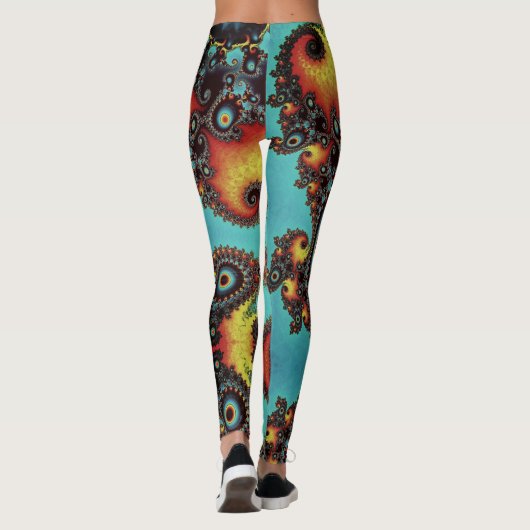 Fraktal Fantasy Leggings (Rückseite)