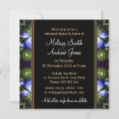 Fraktal Fantasy Probe Dinner Einladungen (Rückseite)