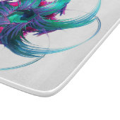 Fraktal Fantasy Wirbel Cutting Board Schneidebrett (Ecke)