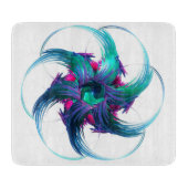 Fraktal Fantasy Wirbel Cutting Board Schneidebrett (Vorderseite)