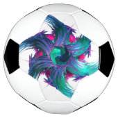 Fraktal Fantasy Wirbel Fußball Ball (Gedreht)