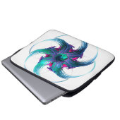 Fraktal Fantasy Wirbel Notebook-Tasche Laptopschutzhülle (Vorne Knopf)