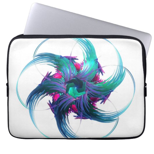 Fraktal Fantasy Wirbel Notebook-Tasche Laptopschutzhülle (Vorderseite)