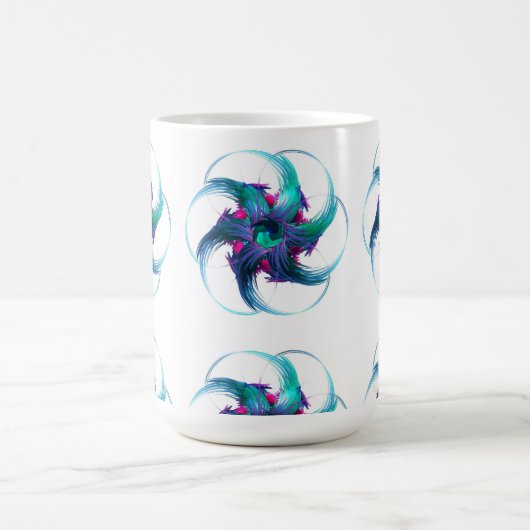 Fraktal Fantasy Wirbel Tasse (Mittel)