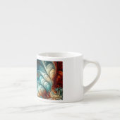 Fraktal Feathers Espresso Tasse (Rechts)