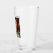 Fraktal Feathers Glass Tumbler (Links)