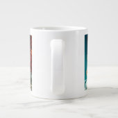 Fraktal Feathers Jumbo Tasse (Rückseite)