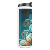 Fraktal Feathers Thermal Tumbler Thermosbecher (Nach links gedreht)