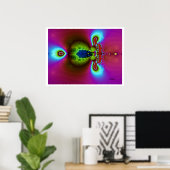 Fraktal-Fehler Poster (Heimbüro)