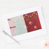 Fraktal Feiern Weihnachtsgeschenke Aufkleber (Umschlag)