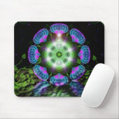 Fraktal Ferris Wheel Mousepad (Mit Mouse)