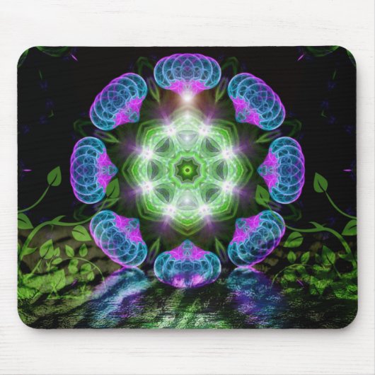 Fraktal Ferris Wheel Mousepad (Vorne)