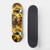 Fraktal Feuer Art 4 Skateboard (Vorderseite)