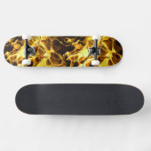 Fraktal Feuer Art 4 Skateboard (Horizontal)