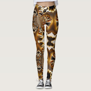 Fraktal-Feuerzauberkunde-Leggings Leggings