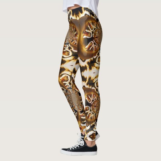 Fraktal-Feuerzauberkunde-Leggings Leggings (Links)