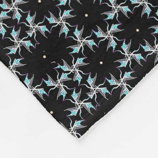 Fraktal Finesse Fleece Blanket (Ecke)