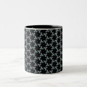 Fraktal Finesse Zweifarbige Tasse (Mittel)