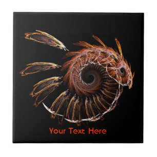 Fraktal Firebird Fliese