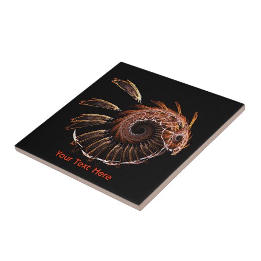 Fraktal Firebird Fliese (Seite)