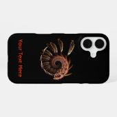 Fraktal Firebird iPhone 16 Hülle (Rückseite (Horizontal))