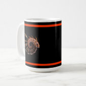 Fraktal Firebird Kaffeetasse (Vorderseite Links)