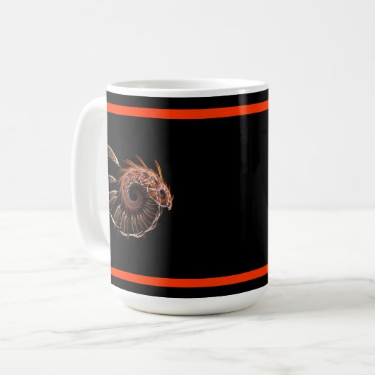 Fraktal Firebird Kaffeetasse (Vorderseite Links)