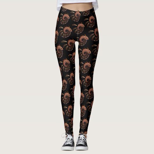 Fraktal Firebird Leggings (Vorderseite)