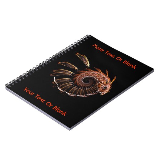 Fraktal Firebird Notizblock (Linke Seite)