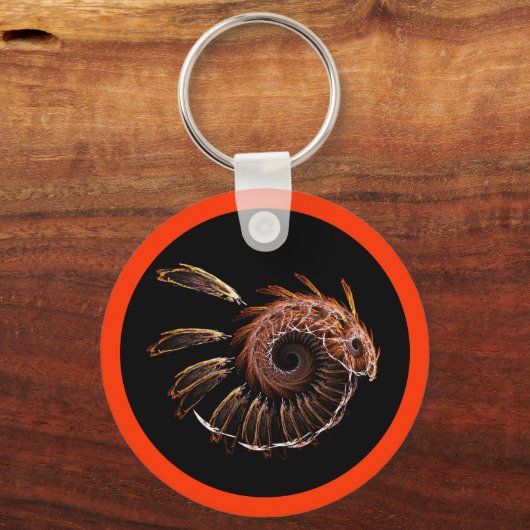 Fraktal Firebird Schlüsselanhänger (Vorderseite)