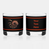 Fraktal Firebird Whiskyglas (Vorderseite)