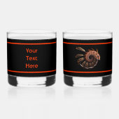 Fraktal Firebird Whiskyglas (Rückseite)