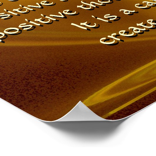 Fraktal Firefly mit Quotation Poster (Ecke)