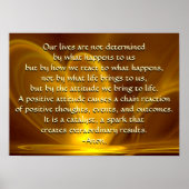 Fraktal Firefly mit Quotation Poster (Vorne)