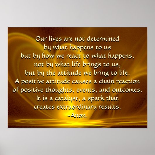 Fraktal Firefly mit Quotation Poster (Vorne)