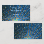 Fraktal Fireworks Business Card Visitenkarte (Vorne/Hinten)