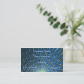 Fraktal Fireworks Business Card Visitenkarte (Stehend Vorderseite)