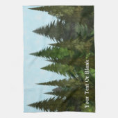 Fraktal Firs Geschirrtuch (Vertikal)