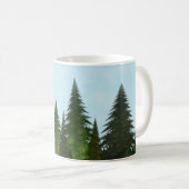 Fraktal Firs Kaffeetasse (VorderseiteRechts)